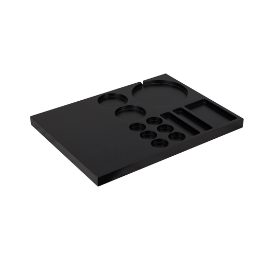 Beech Wood Kettle Tray - Black - Main Image