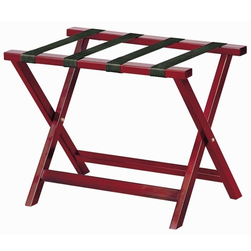 Wooden Luggage Rack - Cherry Red - Main Image