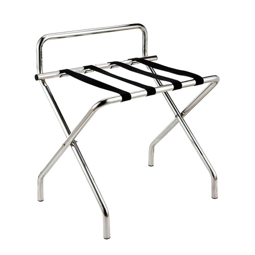 Stainless Steel Luggage Rack With Back Support - Main Image