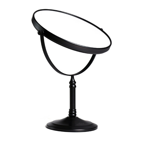 5X & 1X Tabletop Magnifying Mirror - Matte Black - Main Image