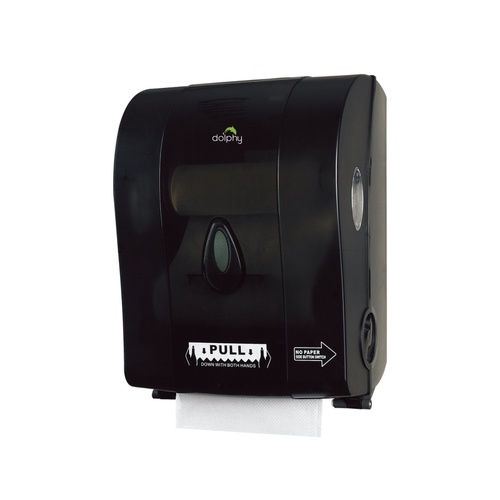 Semi-Autocut Paper Towel Dispenser-Black - Main Image