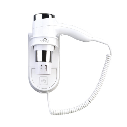 Wall-Mount Hair Dryer 1600-1875W - White - Main Image
