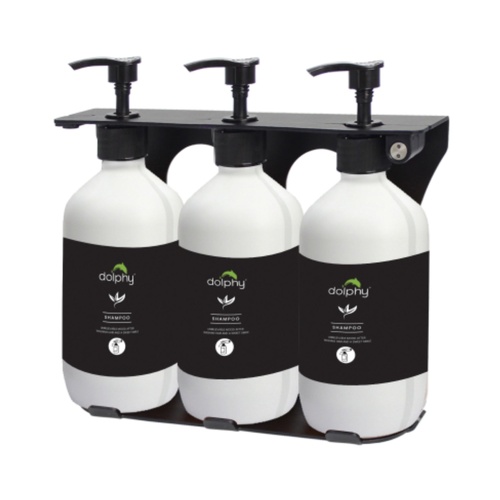 Manual Liquid Soap Dispenser 500ml X 3 - White - Main Image