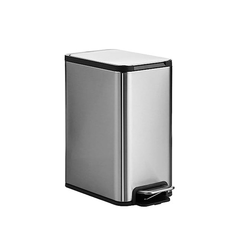 5L SS Indoor Trash Can With Foot Pedal - Main Image
