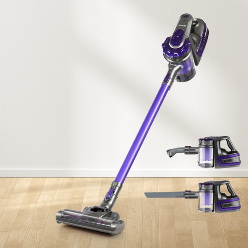 Devanti Stick Vacuum Cleaner Bagless Cordless 150W Purple - Main Image
