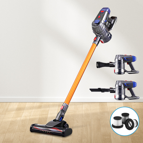 Devanti Stick Vacuum Cleaner Cordless HEPA Filter Gold 150W - Main Image