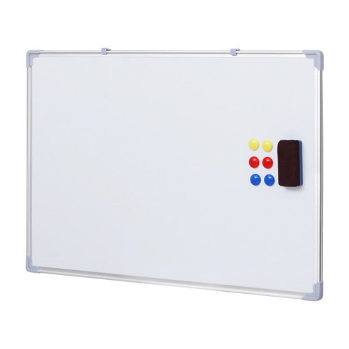 Magnetic Whiteboard 60x90cm Erase Board Marker Eraser Tray Home Office School - Main Image