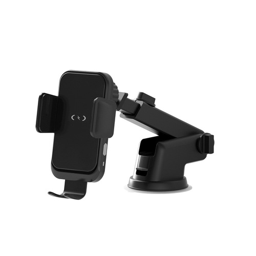 Devanti Wireless Car Charger Fast Charging Car Mount Vent Suction cup - Main Image