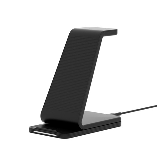 Devanti 3 in 1 Wireless Charger Dock 15W Fast Charging Stand - Main Image