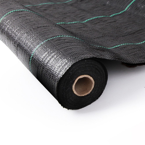 Instahut 1.83x50m Weed Mat Woven Fabric Weed Mat Control Matting Garden Plant - Main Image