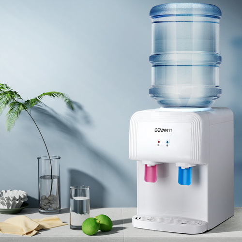 Devanti Water Cooler Dispenser Bench Top White - Main Image