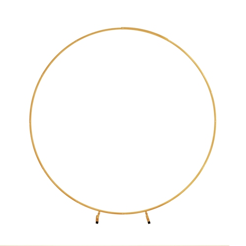 2M Round Backdrop Stand Wedding Background Decoration Party Flower Balloon Display - Main Image