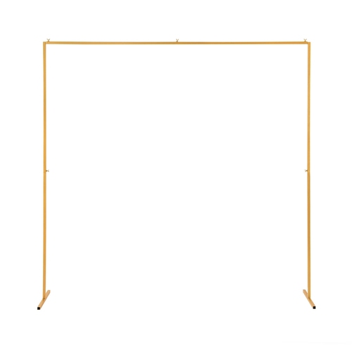 2M Backdrop Stand Wedding Background Decoration Party Flower Balloon Display Golden - Main Image