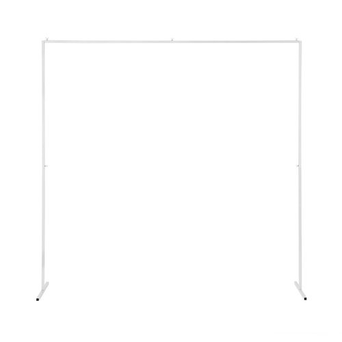 2M Backdrop Stand Wedding Background Decoration Party Flower Balloon Display White - Main Image