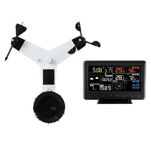 Devanti Weather Station Indoor Outdoor Wireless WiFi Professional Solar Sensor - Main Image