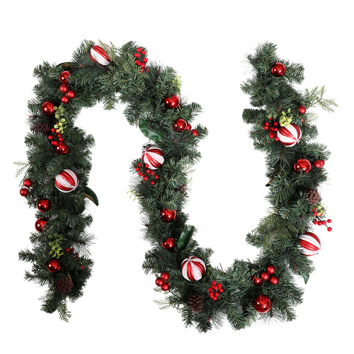 Jingle Jollys 2.7m Christmas Garland with Decorations Xmas Wedding Party - Main Image