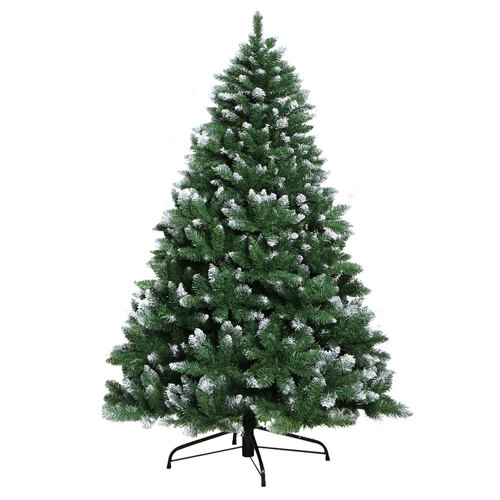 Jingle Jollys Christmas Tree 1.8m Snowy Xmas Tree Decoration 650 Tips - Main Image