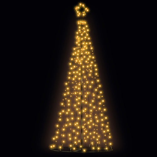 3.6M Christmas Tree LED Solar Warm Jingle Jollys - Main Image