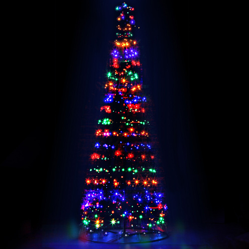 3.6M Christmas Tree 400 LED Solar Jingle Jollys - Main Image