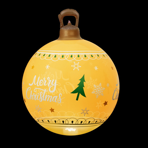 Jingle Jollys Christmas Inflatable Ball 60cm Led Illuminated Xmas Decoration - Main Image