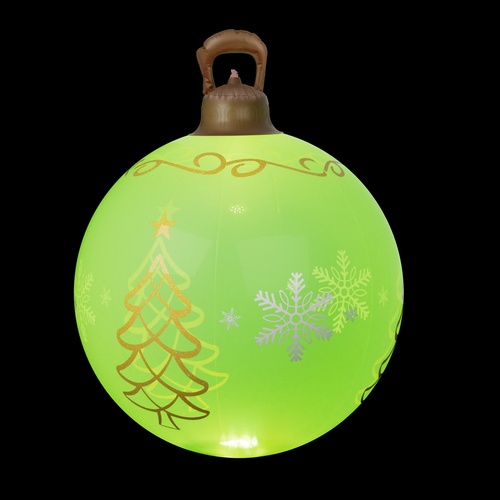 Jingle Jollys Christmas Inflatable Ball 60cm Led Illuminated Xmas Decoration - Main Image