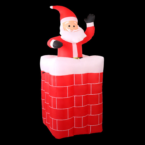Jingle Jollys Christmas Inflatable Santa Pop Up 1.8M Illuminated Decorations - Main Image