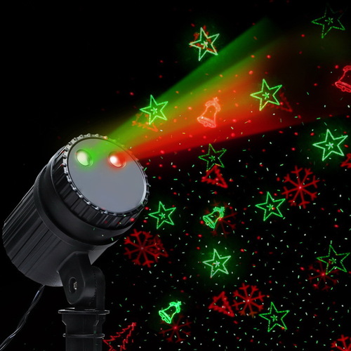 1X Projector Light Christmas Lights Laser Outdoor Decorations Jingle Jollys - Main Image
