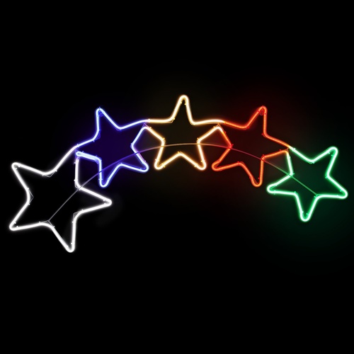 1.25M Christmas Lights Motif 560 LED Rope Light Outdoor Decoration Jingle Jollys - Main Image