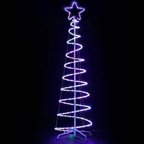 1.88M Christmas Lights Tree 288 LED Decorations Jingle Jollys - Main Image