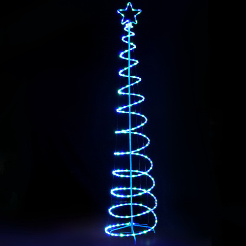 2.4M Christmas Tree LED Solar Motif Lights Jingle Jollys - Main Image