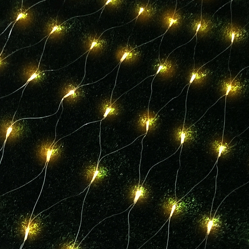 1000 LED Christmas Lights 4mx6m Net String Light Warm White Jingle Jollys - Main Image