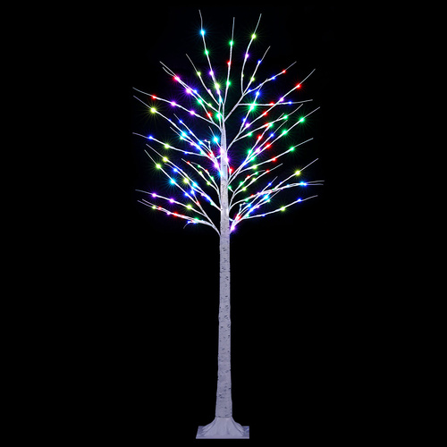 1.7M Christmas Tree 120 RGB LED Lights Jingle Jollys - Main Image